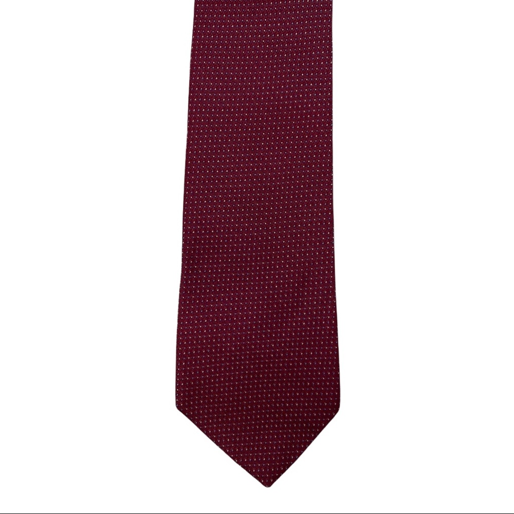 Royal Classic Polka Dot Silk Tie, Red